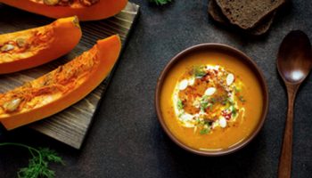 Autumn Spiced Pumpkin Soup and Irish Soda Bread