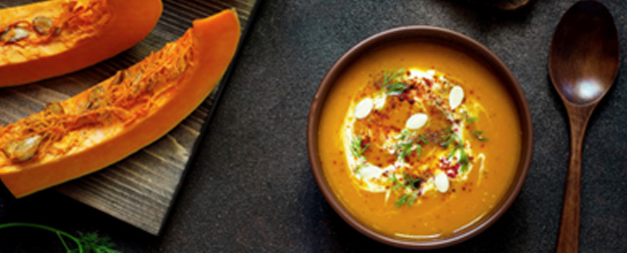 Autumn Spiced Pumpkin Soup and Irish Soda Bread